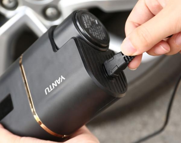 Portable Electric Car Tyre Air Pump Compressor with Single 22 Cylinders by YANTU A31
