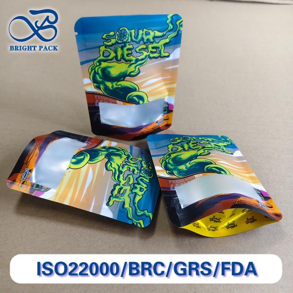 High-Gloss Stand Up Display Pouches For Toys Packaging With Clear Window Featuring Eco-Friendly And Biodegradable.