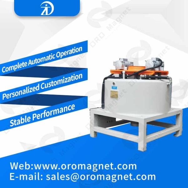 Máquina de separação magnética de materiais não metálicos / Segregação magnética Economia de energia para processamento de minerais de potência seca