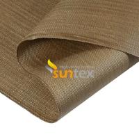 Tissu enduit de silicone ignifuge de fibre de verre pour des couvertures d'isolation thermique