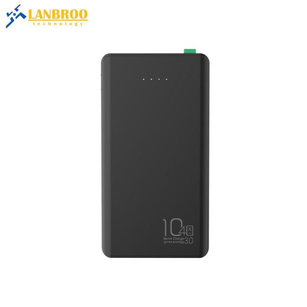 LPQ-01 Lanbroo Power Bank 10400MAH QC3.0 Fast Charge Power Bank with Cable Mobile Portable Charger