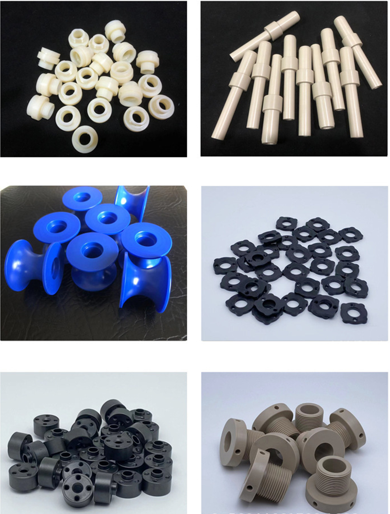 Custom CNC Plastic Parts Injection Products ABS PVC Polypropylene Molding Machined Parts