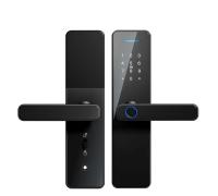 S811 verrouillage Wifi Tuya Zigbee TTlock Biométrique d'empreinte digitale intelligente verrouillage de porte