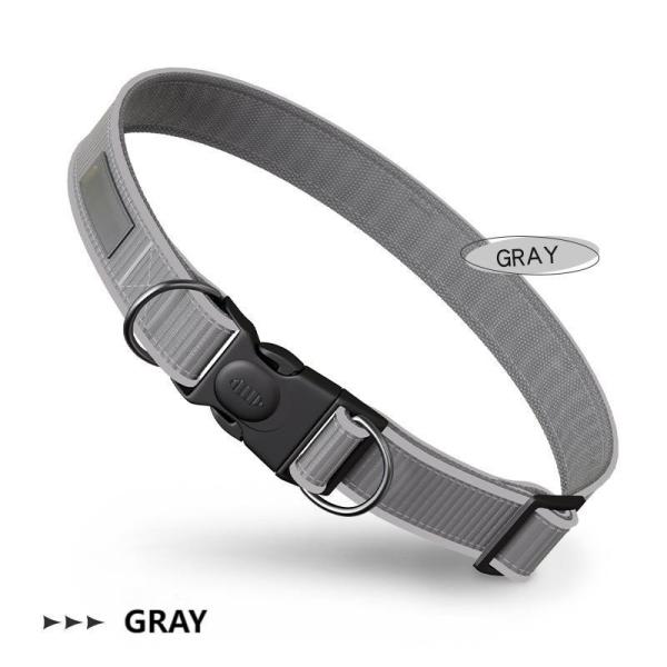 Anti-breakaway dog ​​collar Reflective anti-lost dog collar Adjustable medium and large dog pet collar