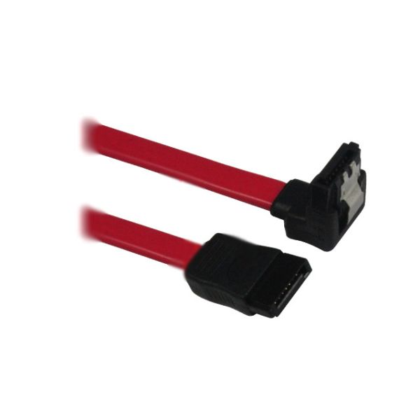 SATA 7P to 7P cable with single latch,angle sata cable ,sata7p 90 hard disk