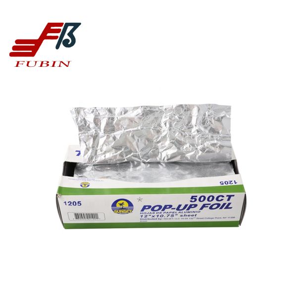Food Package Precut Foil Sheets 270x300mm Heat Resistance