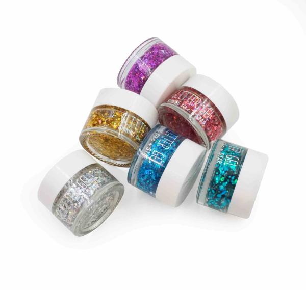 Customization Shimmering Look Glitter Body Gel Cosmetic Face Glitter 20ml