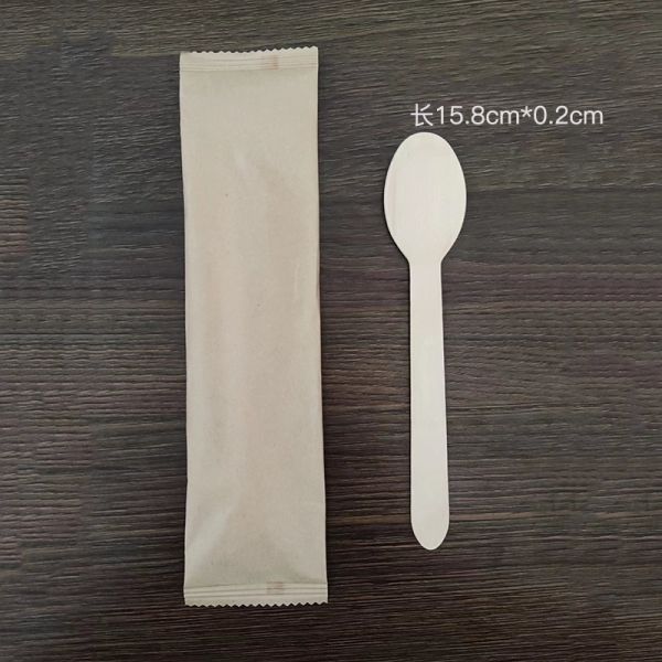 Compostable Disposable Wooden Cutlery Set Spoon for Customized Sale in Different Sizes