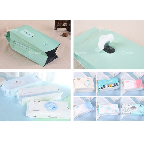 6 Lanes Wet Tissue Production Line Semi Automatic Baby Wet Wipes Manufacturing Machine