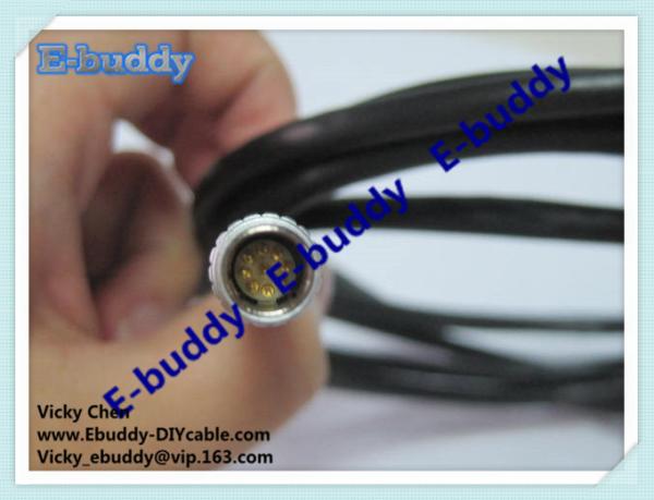 Red camera Ethernet cable Lemo 9pin to RJ45 male cable