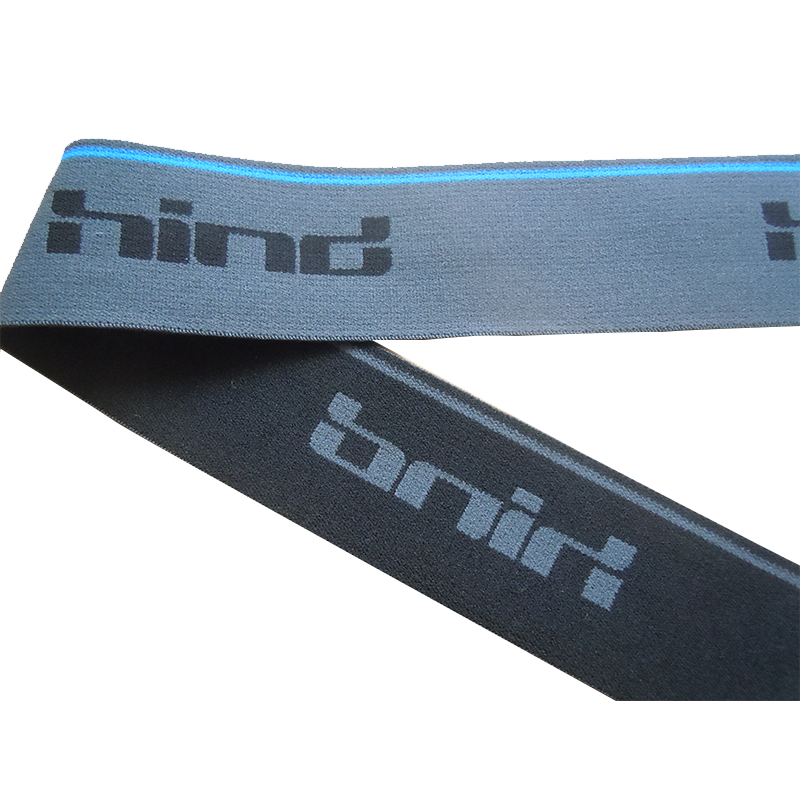 Polyester / nylon spandex Colored Garment Woven Tape With Logo