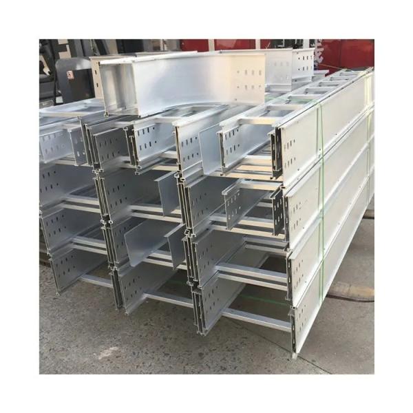 Cable Tray 600Mm 100Mm Hot Dipped Galvanized Cable Ladder Multi Cable Transits