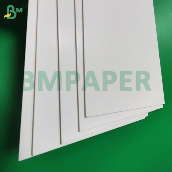 3mm White Wood Pulp Made Display Paper Board For Hanging Signage 1220 x 2440mm