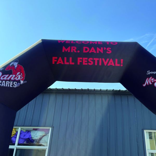 Настраиваемый логотип бренда Реклама Внешний Использованный OEM Размер Дешевая цена Надувная арка в продаже