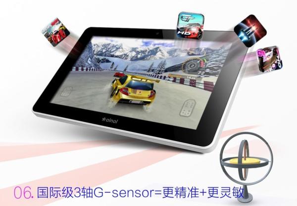 7inch Ainol NOVO7 Crystal Android 4.1 tablet pc Amlogic Meson6 Dual Core 8GB ROM WIFI 