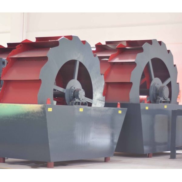 20-60t/h Water Consumption Wheel Sand Washer for in Various Industries