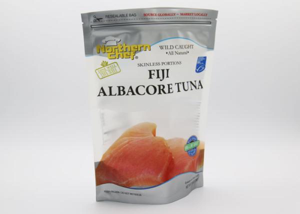 Tuna Fish Plastic Zipper Bags 13 Colors Gravure printing
