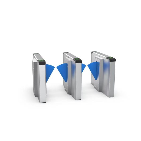 SUS201 Swing Turnstiles Anti Pinch Anti Tailgating Access Control Turnstile Gate With Card Reader