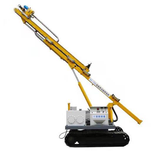 Extra-Long Power Head Stroke Multi-pipe Jet Grouting Drilling Rig for Anchor Cable Reinforcement in Uzbekistan