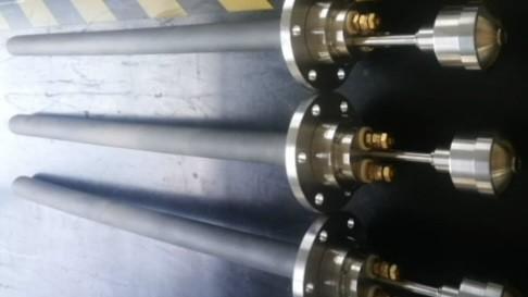 si3n4 Silicon Nitride Ceramic Integrated Heater Protection Tube In Aluminum Industry