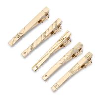 Clip de cravate sur mesure Clip de cravate en métal d'or pour hommes Fêtes de fiançailles Cadeaux