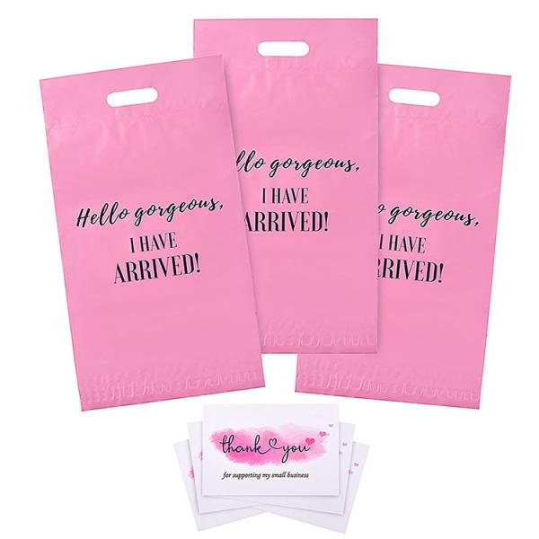 Custom Print Logo Black Branded Biodegradable Recycled Poly Mailer Mailing Packaging Plastic Shipping Bags for Clothing