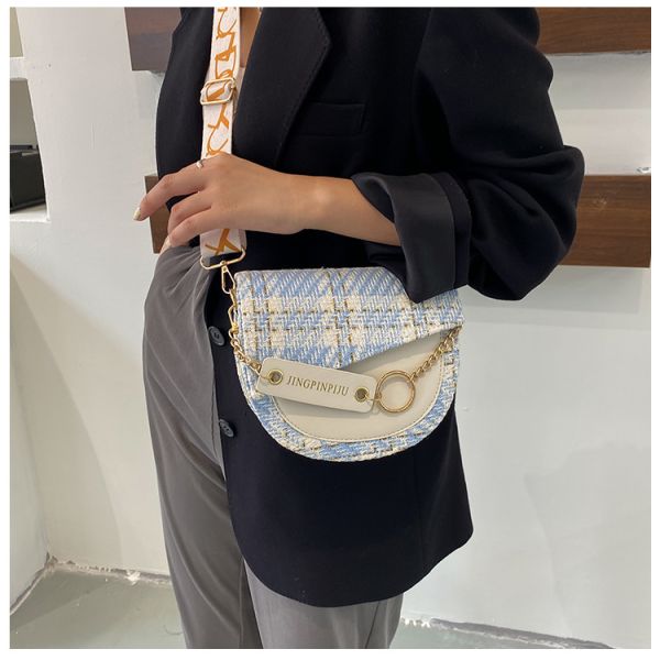 2 Colors Long Strip PU Ladies Bags Luxury Bags Women Handbags Trends Latest Elegant