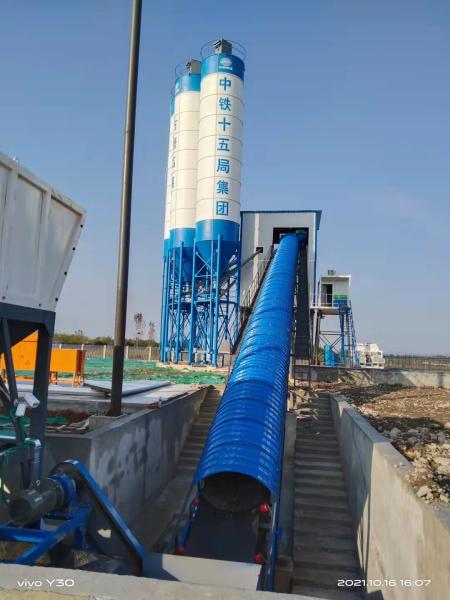 HZS120 Concrete Batching Equipment Batching Plant Ready Mix CE ISO Certificated  90m3 120m3 180m3
