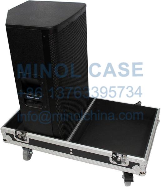 ATA Style Flight Case For EV ELX115P Powered Dual Speakers Aluminum Speakers Case