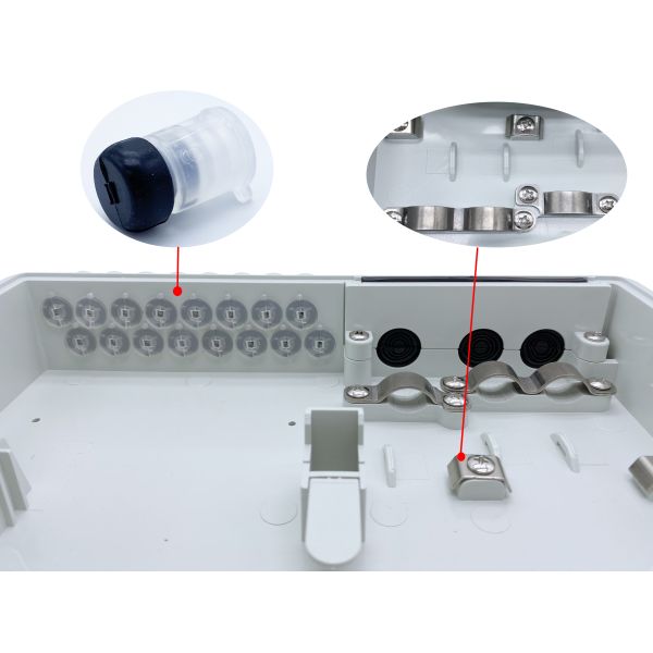 приложение кабеля падения 1:16 FTTH SC коробки прекращения Splitter кабеля оптического волокна 16Ports GPON пассивное