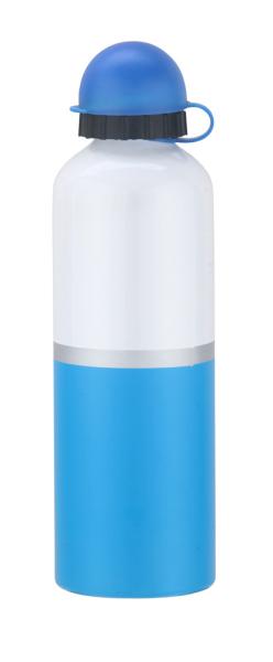 Colorblock Style Aluminum Sports Water Bottle With Cap Lid 750ml Capacity