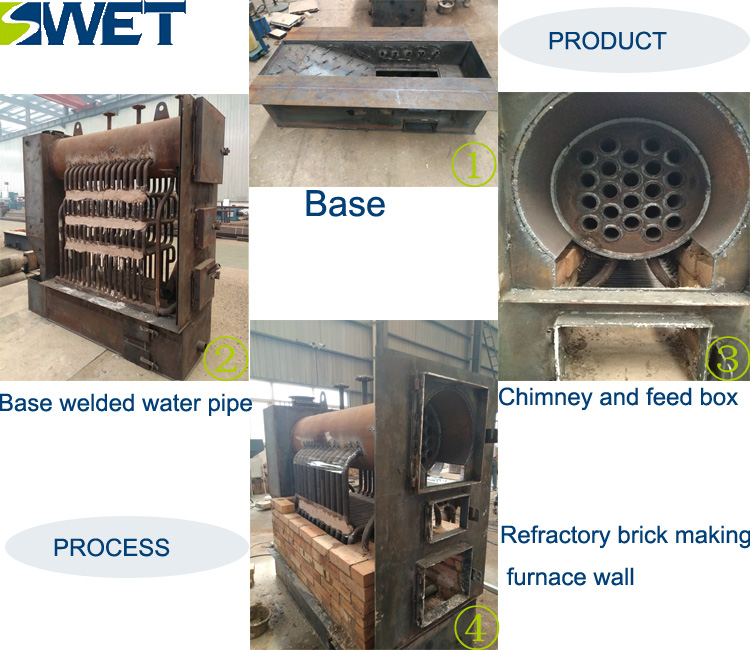 1000 Kg/Hr 0.7Mpa 1.0Mpa 1.2Mpa Rated Evaporation Industrial Steam Boiler Wood Burning Pellet Steam Boiler