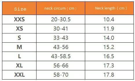Dog neck brace