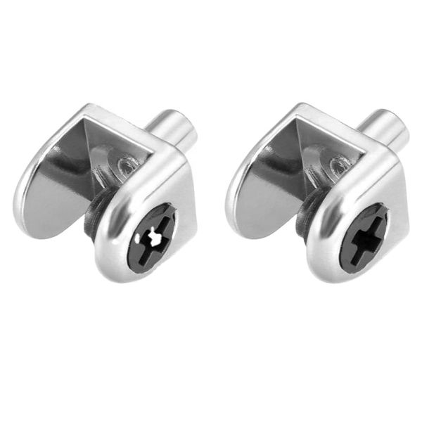 Adjustable Semi-Circular Zinc Alloy Shelf Bracket for Small Wall Mount Glass Shelf