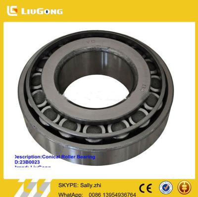 original Liugong  Loader Spare Parts , Conical Roller Bearing  23B0023 in black colour for sale