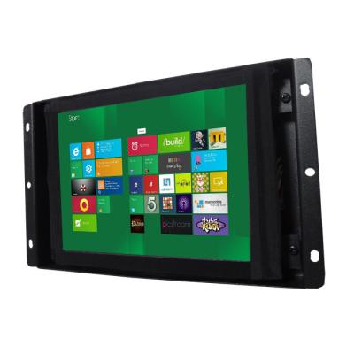 5,7 monitor industrial 450nits do LCD do quadro aberto com o toque opcional