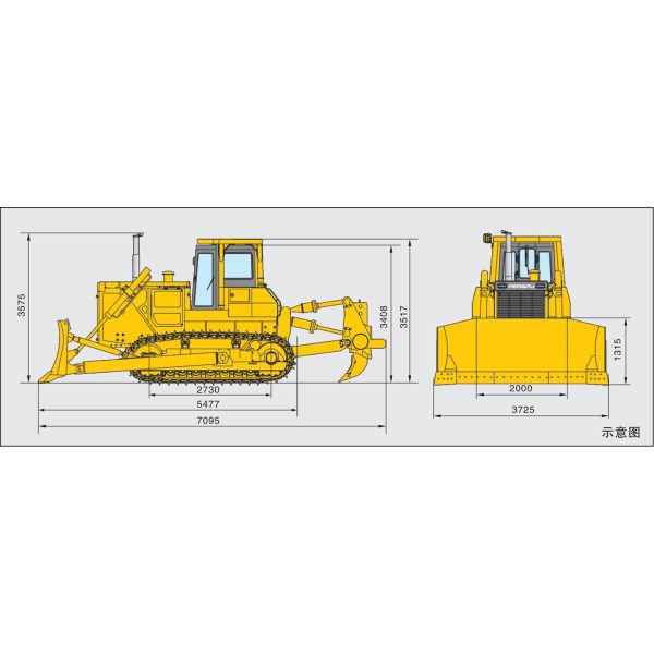 LGSD2240 LTXG 240HP Crawler bulldozer