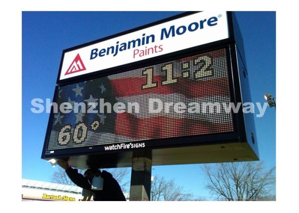 Front Maintenance P 10 Outdoor LED Signs with EPISTAR LED WIFI Control