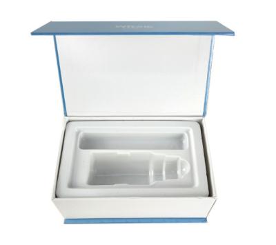 Caixa magnética do cartão rígido de Matt Laminated Foldable 1200gsm com bandeja plástica