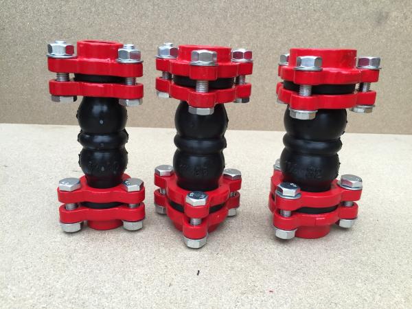 1 1/4'' Scerwed End Rubber Expansion Joint With Double Sphere