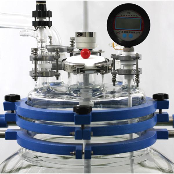 Eco Friendly Glass Batch Reactor 304 Stainess Steel Frame Structure