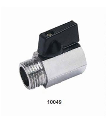 Male To female Copper Ball Valve 10049 with Chrome plating 16Bar