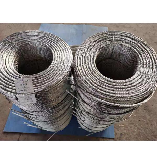 Customized 7x7 Steel Wire Rope Parts With Galvanized Wire Cable And Other Processing Service In Stainless Steel Grade