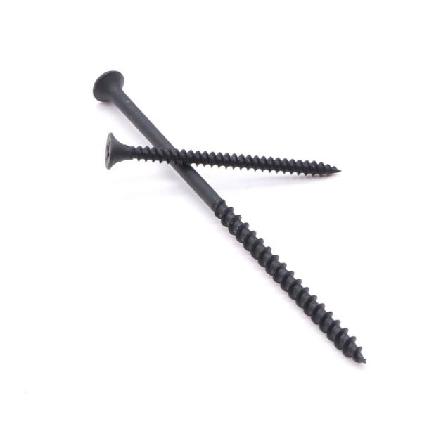 Black 3.5x25 Metal Drywall Screws Anchors A193 ANSI Zinc Duplex Steel 2507 UNS 32750
