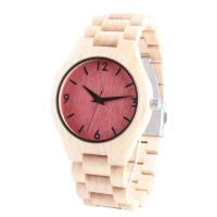 Montre-bracelet en bois en bambou Logo For Men fait sur commande de quartz du Japon Miyota