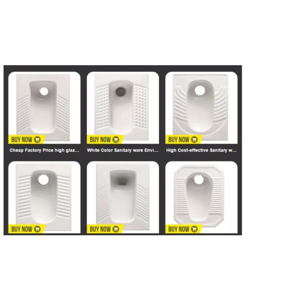 Противопоглощающая ванна с глянцевой белой 6115X425X255 американская туалетная керамика