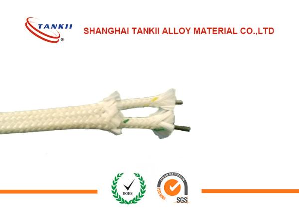 Multi Core High Temperature Thermocouple Extension Wire With PTFE Insulation  2 * 20 AWG Type KX