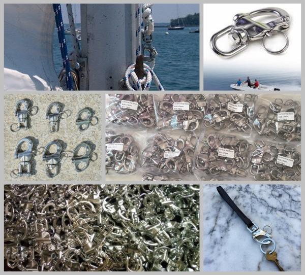 rigging  hardware ,stainless steel swivel eye snap shackle ,stainless steel snap shackle