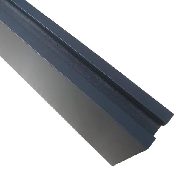 Powder Coated Aluminium Extruded Profiles 6.0m Length Sand Blasted Grey For Window