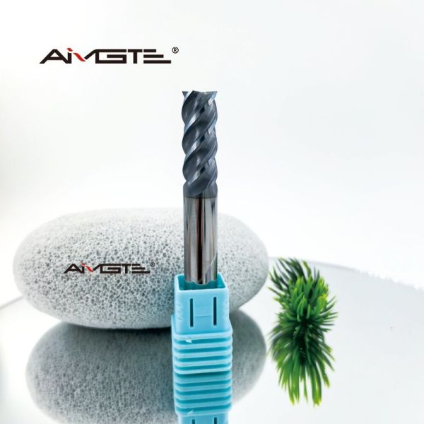 10 mm TiAlSiN Carbide U Channel Cutter précision au sol moulin à extrémité plate pour les rainures d'acier